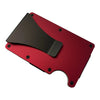 Vinsko rdeča karbonska denarnica iz letalskega aluminija - RFID zaščita, ultra tanka in trpežna (Copy)